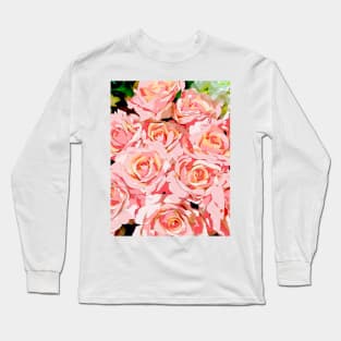 ROSES PINK AND SHABBY CHIC VINTAGE Long Sleeve T-Shirt